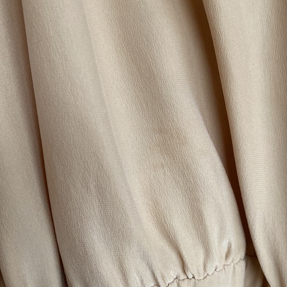 Robert Rodriguez 100% Silk Beige Dress - Picture 4 of 8